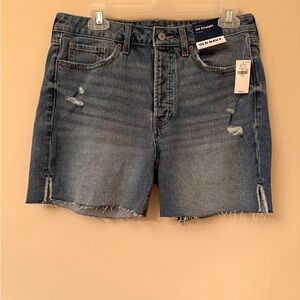 Old Navy Blue Jean Shorts‎ Distressed Cut-Off